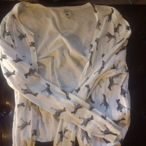 Zebra cardigan